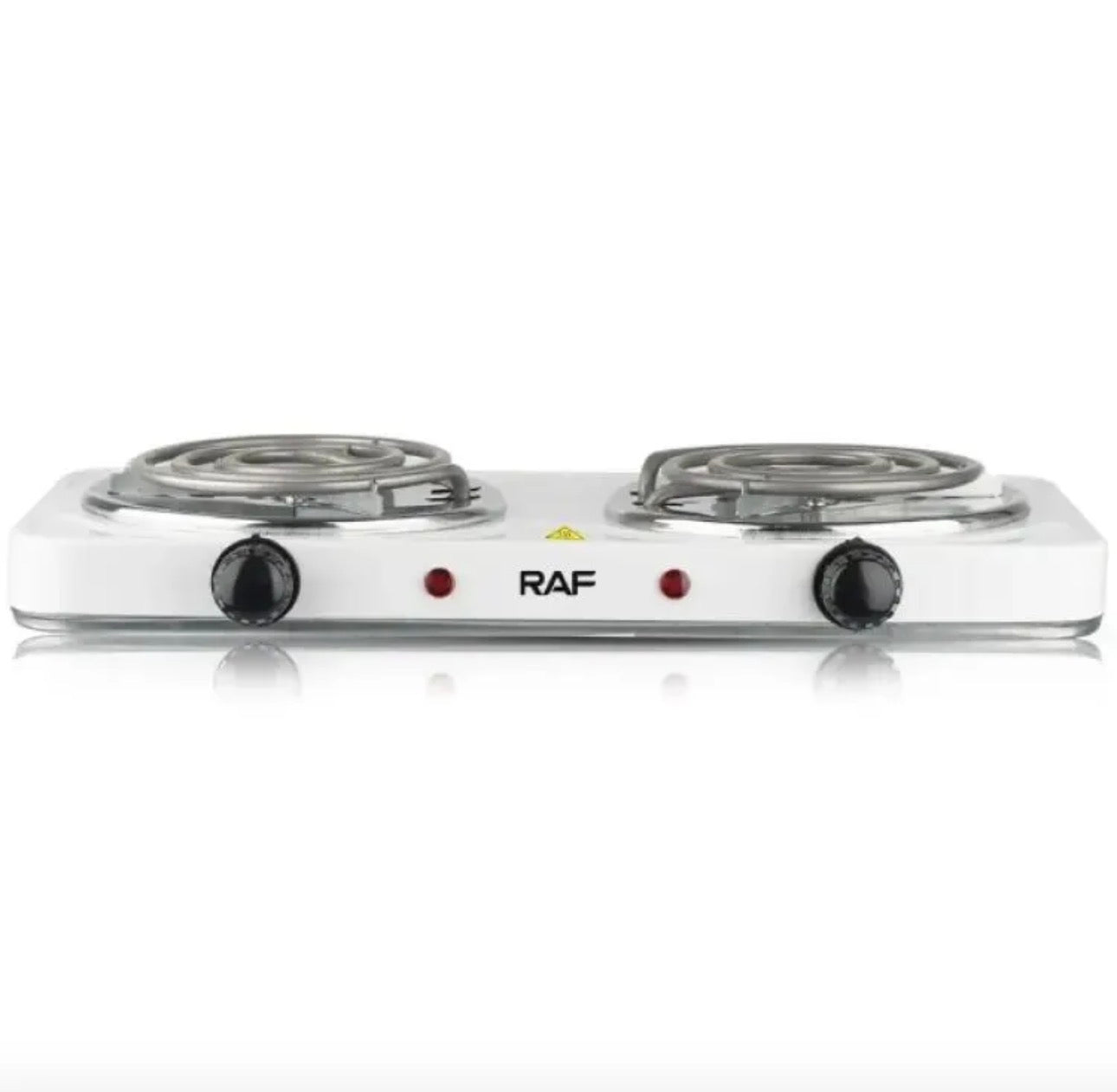 RAF Electric Stove – Dual Coil Burner, Fast Heating & Easy-To-Clean Portable Cooktop